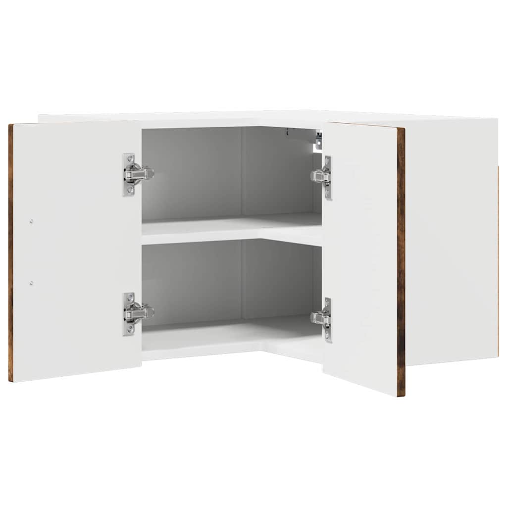 Küchenhängeschrank mit Regal Geräucherte Eiche 57 x 57 x 40 cm